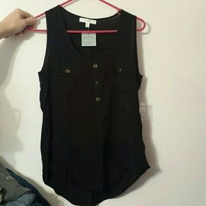 Black Active USA Tank